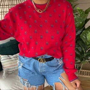 Vintage 90’s Retro Funky Grandpa Dad Sweater SZ L